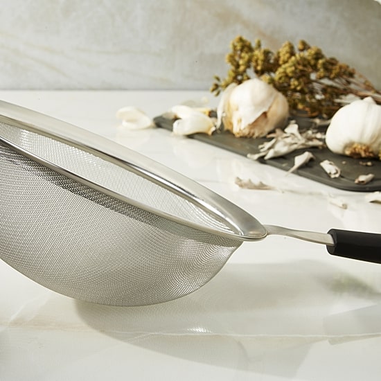 BergHOFF Leo Graphite Stainless Steel Mesh Strainer