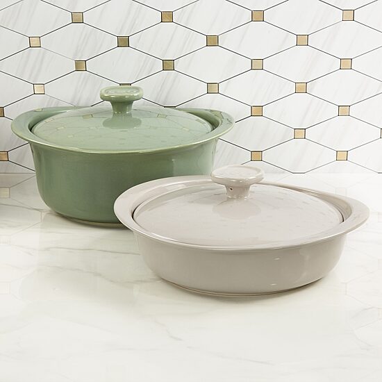 BergHOFF Balance Casserole With Stone Cover 4-pc. Bakeware Set