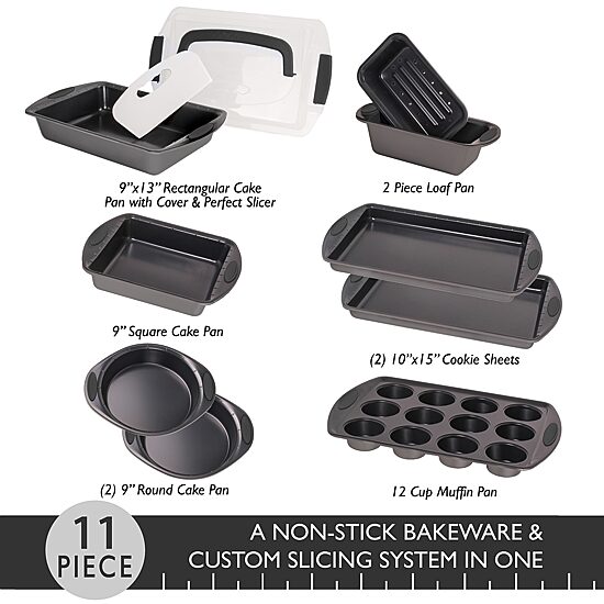 BergHOFF Perfect Slice Non-Stick 11-pc. Bakeware Set