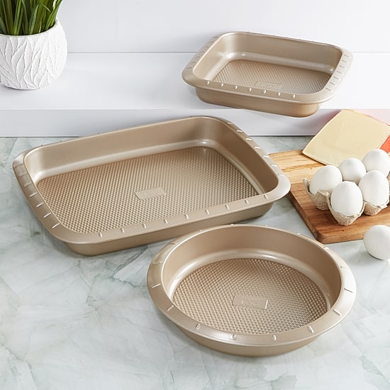 BergHOFF Balance Cake Pan 3-pc. Non-Stick Bakeware Set