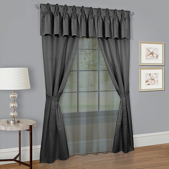Claire Rod Pocket Light-Filtering Curtain Panel