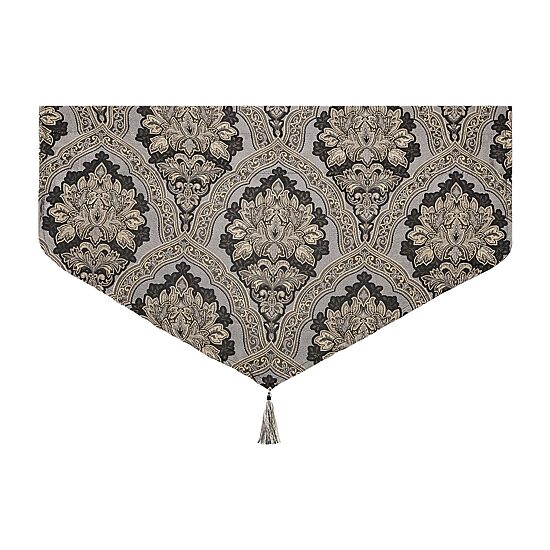 Five Queens Court Hawthorne Rod Pocket Ascot Valance