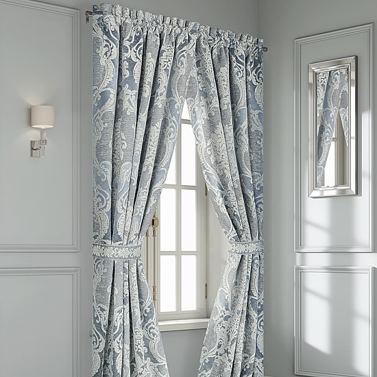 Queen Street Quincy Rod Pocket Room Darkening Set of 2 Curtain Panel