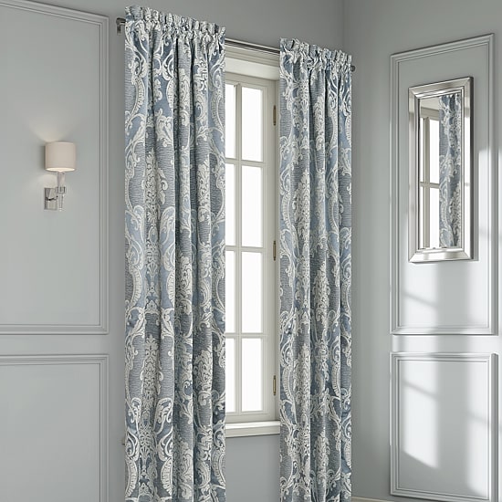 Queen Street Quincy Rod Pocket Room Darkening Set of 2 Curtain Panel