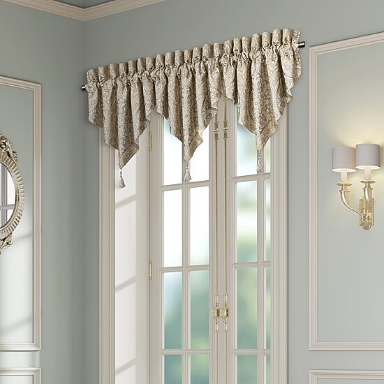 Queen Street Rinaldi Rod Pocket Ascot Valance