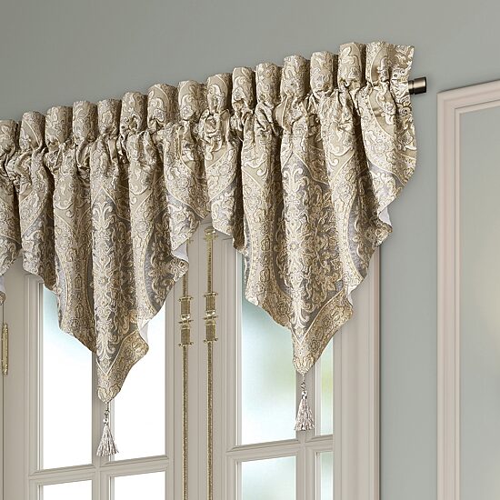 Queen Street Rinaldi Rod Pocket Ascot Valance