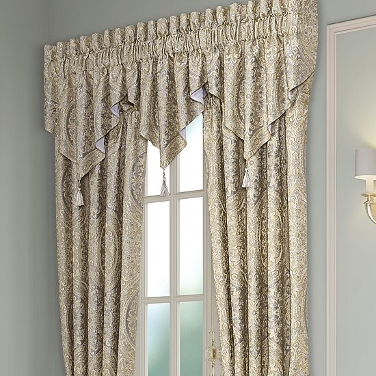 Queen Street Rinaldi Rod Pocket Ascot Valance