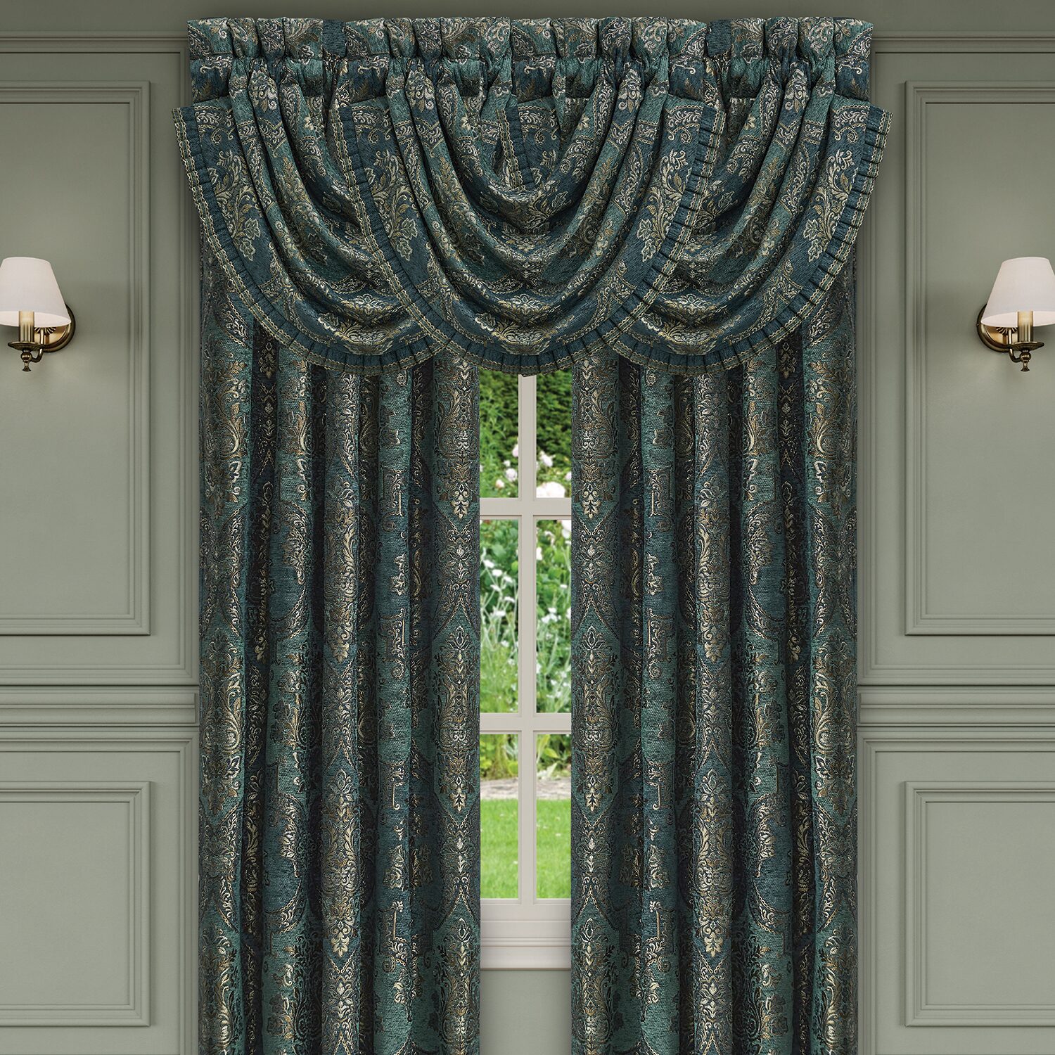 Queen Street Nadine Rod Pocket Room Darkening Set of 2 Curtain Panel