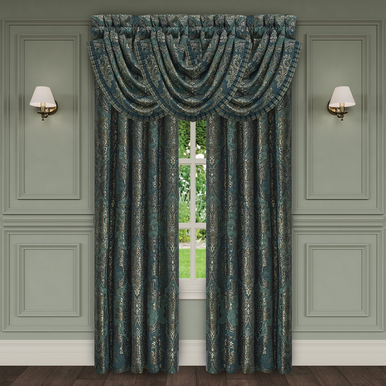 Queen Street Nadine Rod Pocket Room Darkening Set of 2 Curtain Panel