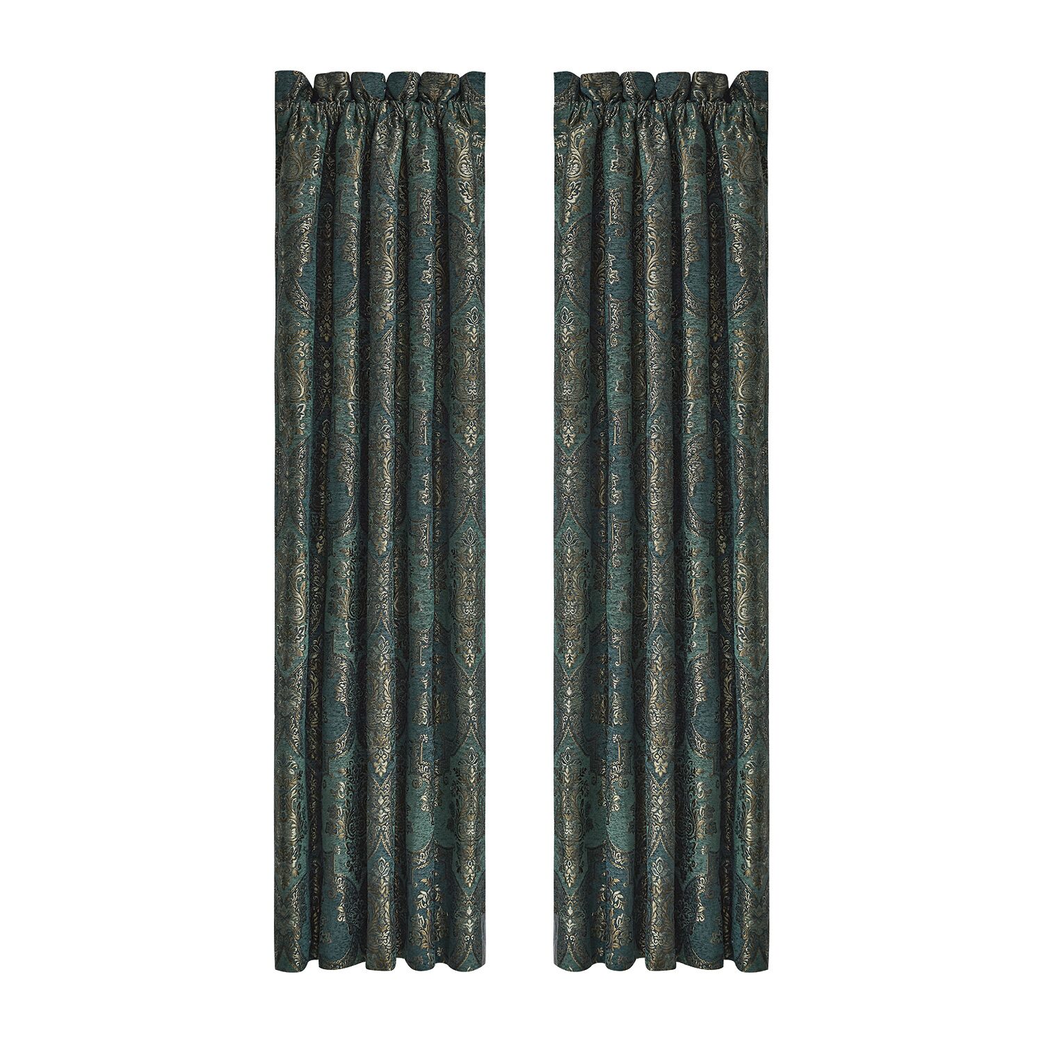 Queen Street Nadine Rod Pocket Room Darkening Set of 2 Curtain Panel