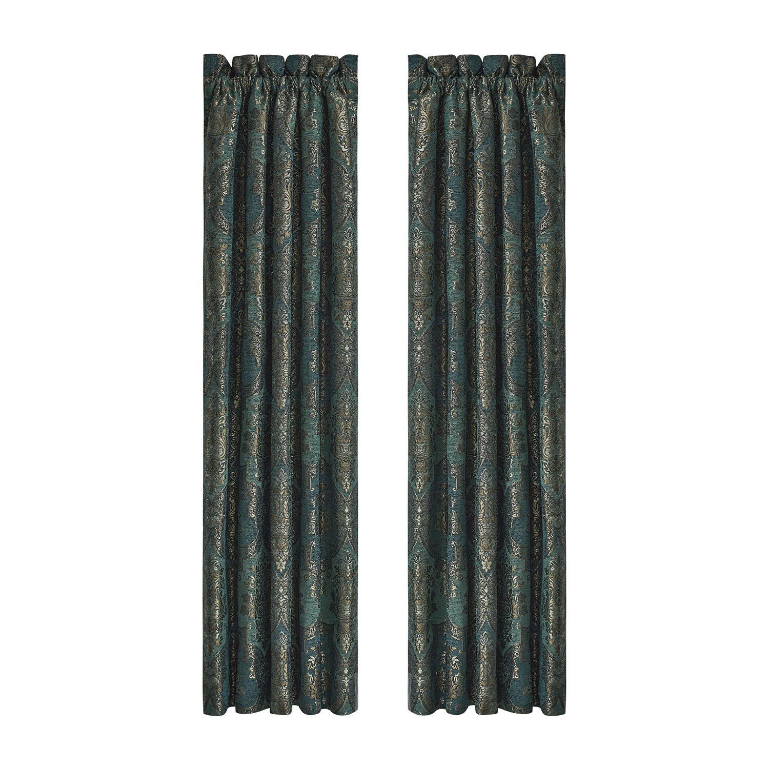 Queen Street Nadine Rod Pocket Room Darkening Set of 2 Curtain Panel