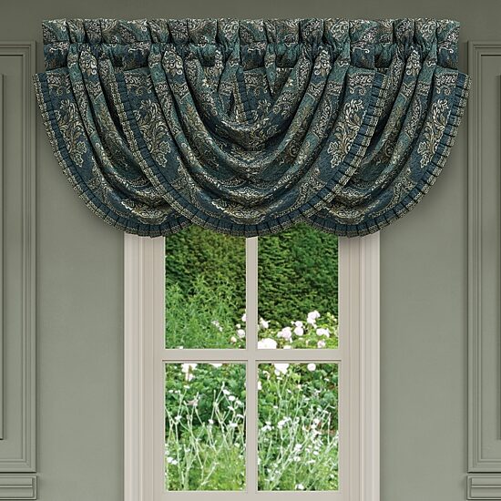 Queen Street Nadine Rod Pocket Waterfall Valance