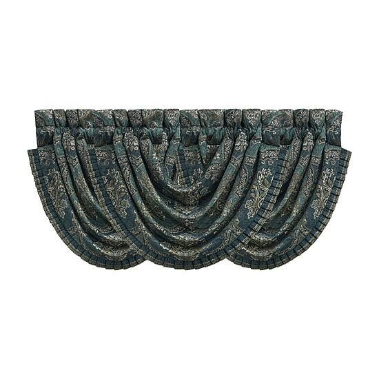 Queen Street Nadine Rod Pocket Waterfall Valance