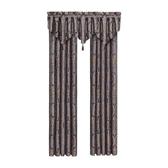 Five Queens Court Millbrook Rod Pocket Room Darkening Set of 2 Curtain Panel