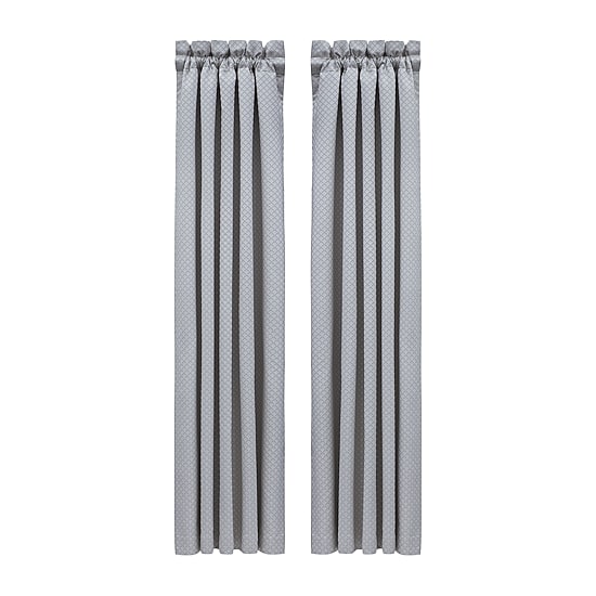 Queen Street Bellfield Rod Pocket Room Darkening Set of 2 Curtain Panel
