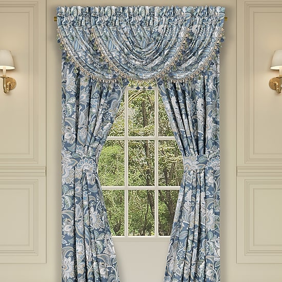 Five Queens Court Marietta Rod Pocket Room Darkening Set of 2 Curtain Panel