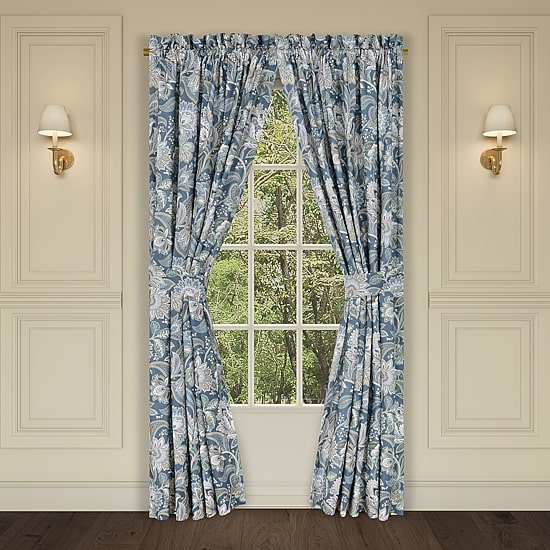 Five Queens Court Marietta Rod Pocket Room Darkening Set of 2 Curtain Panel