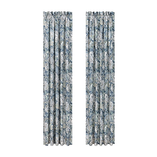 Five Queens Court Marietta Rod Pocket Room Darkening Set of 2 Curtain Panel