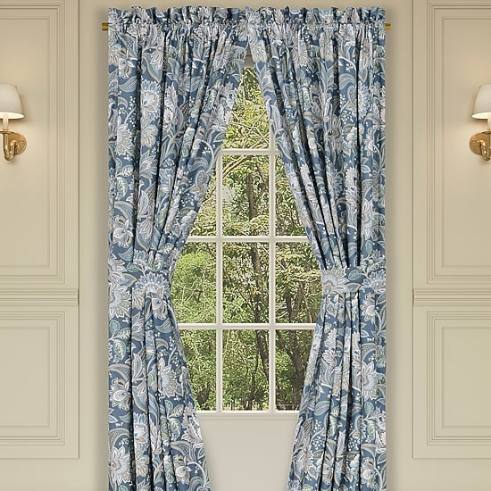 Five Queens Court Marietta Rod Pocket Room Darkening Set of 2 Curtain Panel