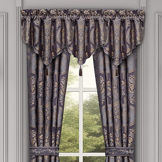 Five Queens Court Millbrook Rod Pocket Ascot Valance