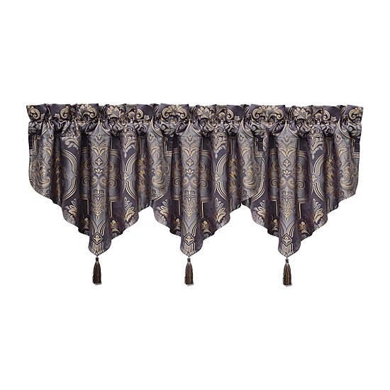 Five Queens Court Millbrook Rod Pocket Ascot Valance