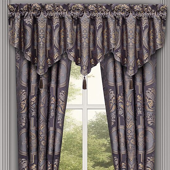 Five Queens Court Millbrook Rod Pocket Ascot Valance