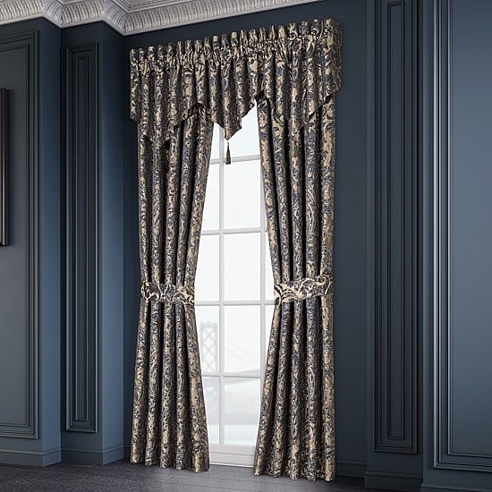 Queen Street Gildstone Rod Pocket Room Darkening Set of 2 Curtain Panel