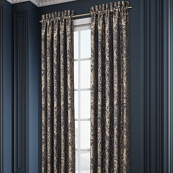 Queen Street Gildstone Rod Pocket Room Darkening Set of 2 Curtain Panel