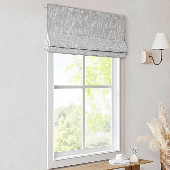 Madison Park Quincy Cordless 100% Blackout Roman Shade
