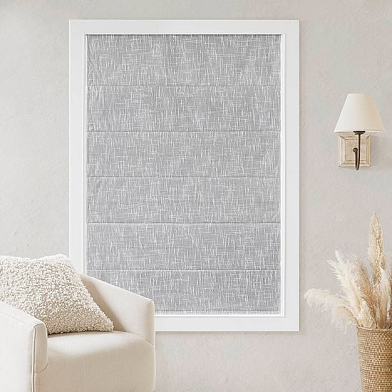 Madison Park Quincy Cordless 100% Blackout Roman Shade