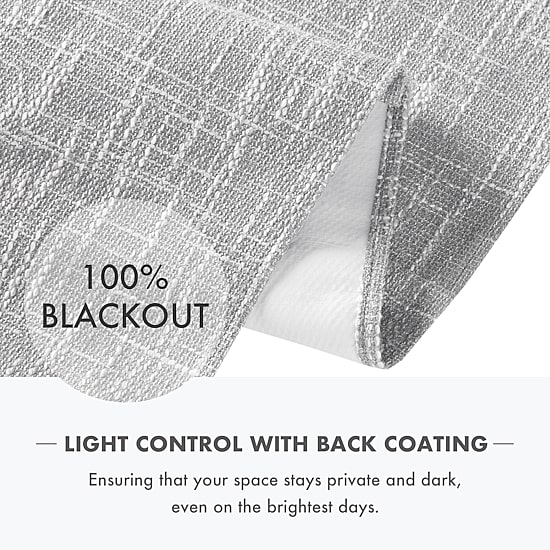 Madison Park Quincy Cordless 100% Blackout Roman Shade