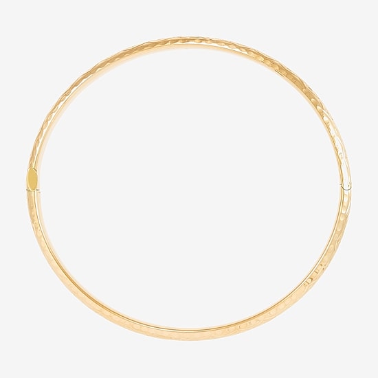 Womens 14K Gold Bangle Bracelet