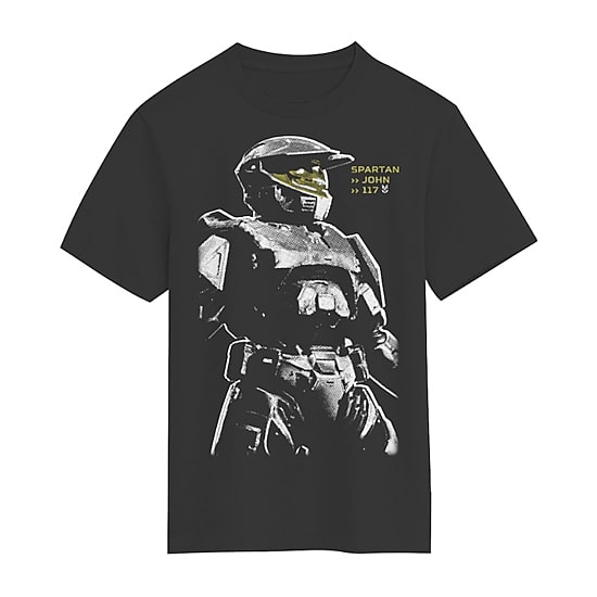 Little & Big Kid Boys Crew Neck Short Sleeve Regular Fit Halo Graphic T-Shirt