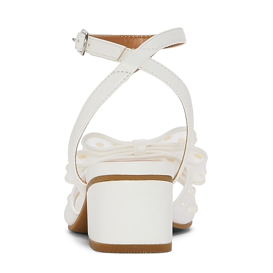 Christie & Jill Amira Little & Big Kid Girls Round Open Toe Block Heel Pumps