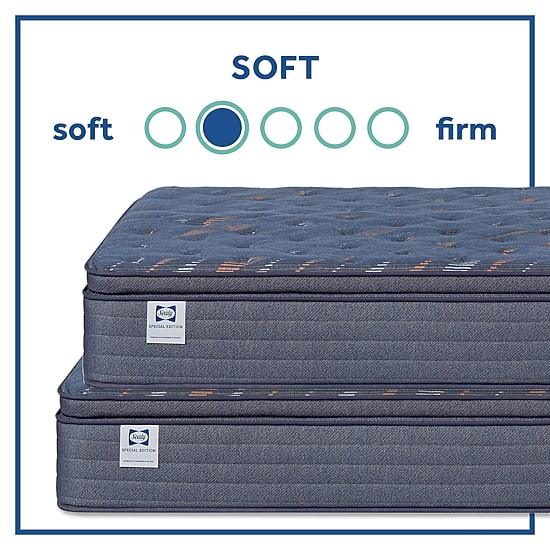Sealy Special Edition Warner 12" Plush Pillow Top - Mattress + Box Spring