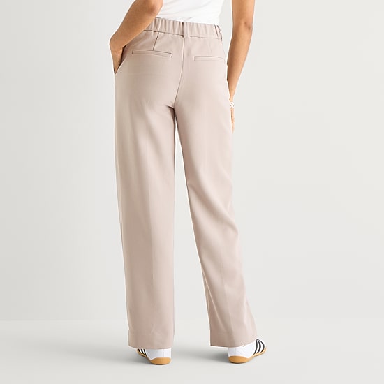 a.n.a Womens Wide Leg High Rise Trouser