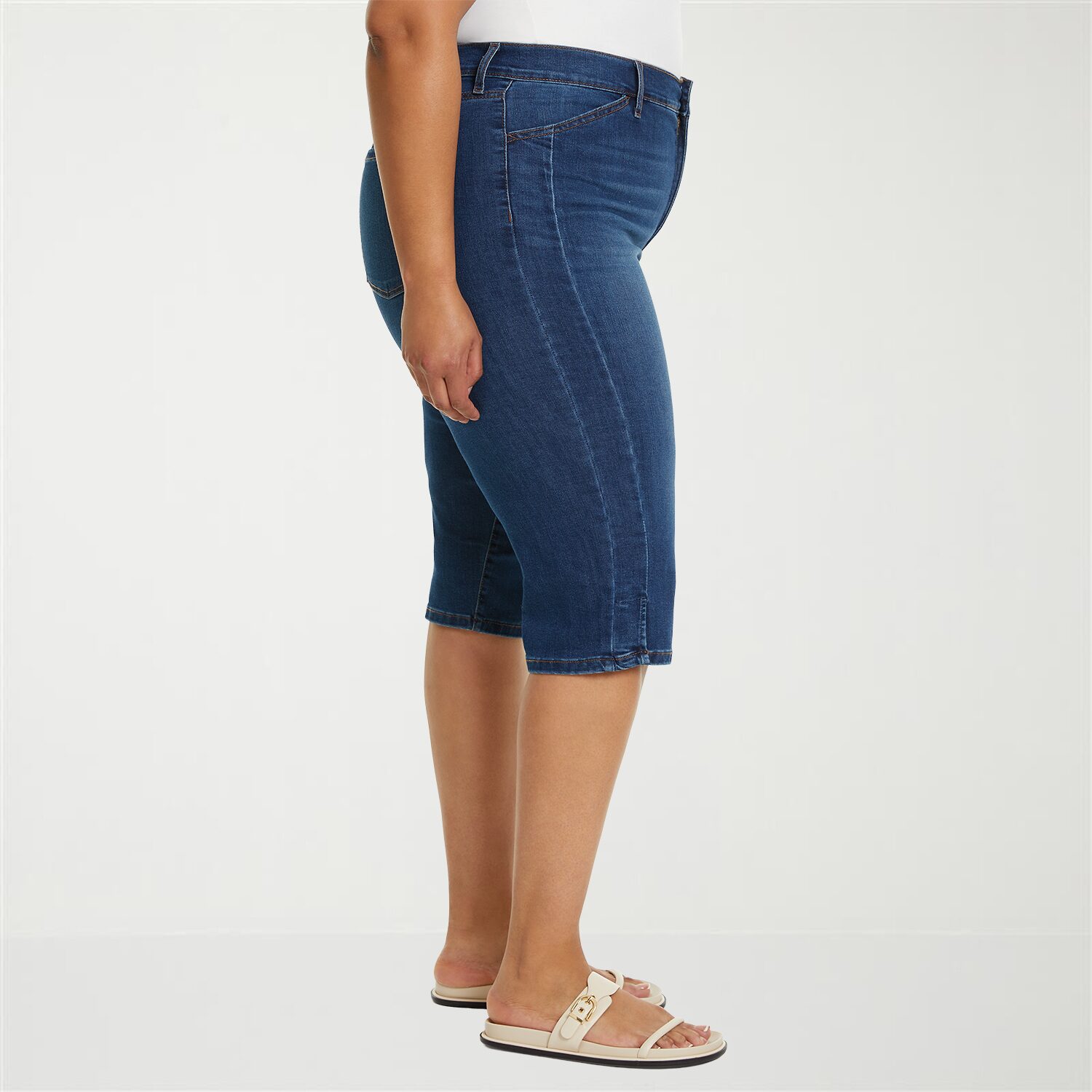 Gloria Vanderbilt Womens Plus Capri Jean