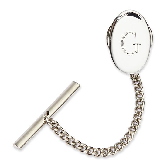 Personalized Polish Oval Tie Tack