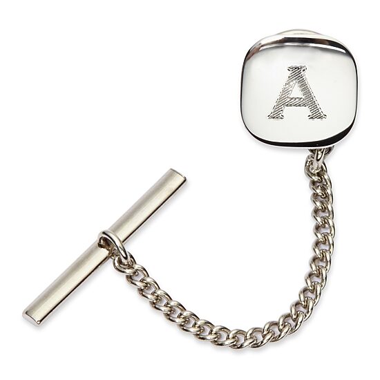 Personalized Initial Tie Tack