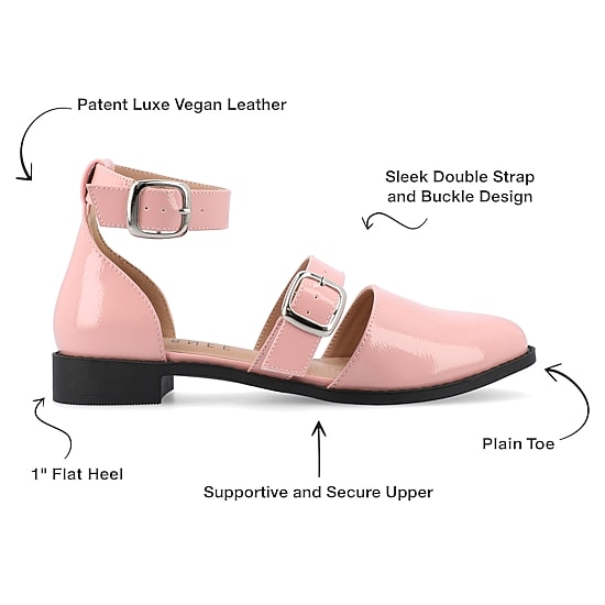 Journee Collection Constance Womens Round Closed Toe Mary Jane Shoes
