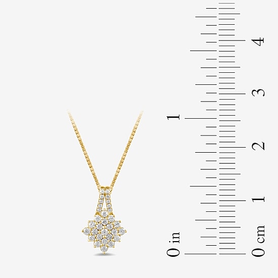 Diamond Blossom 1 CT. T.W. Lab Grown White Diamond 10K White or Yellow Gold Star 2-pc. Jewelry Set