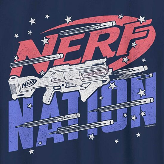 Nerf Little & Big Kid Boys Crew Neck Short Sleeve Regular Fit Graphic T-Shirt