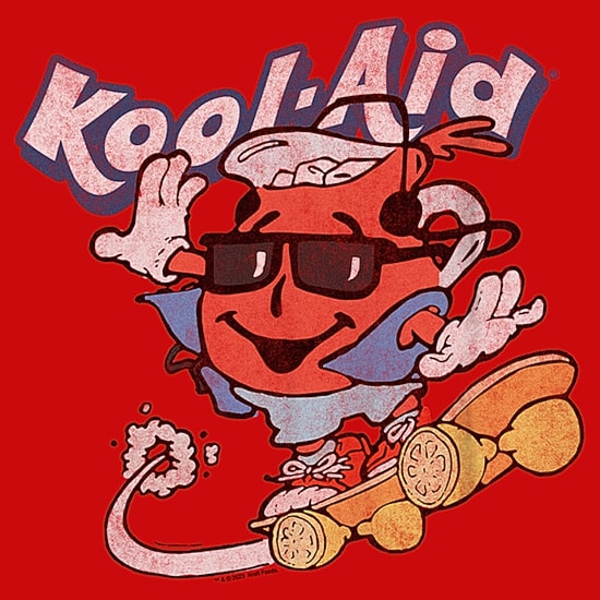 Kool-Aid Little & Big Kid Boys Crew Neck Short Sleeve Regular Fit Graphic T-Shirt