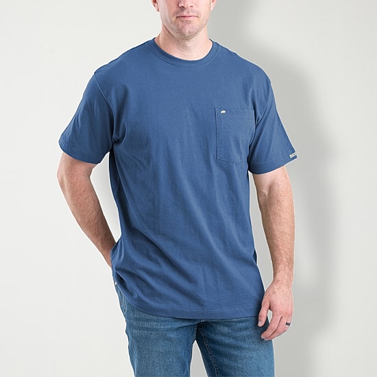 Berne Heavyweight Mens Crew Neck Short Sleeve T-Shirt