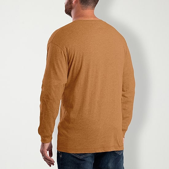 Berne Performance Mens Crew Neck Long Sleeve T-Shirt