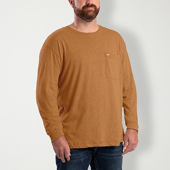 Berne Performance Mens Crew Neck Long Sleeve T-Shirt