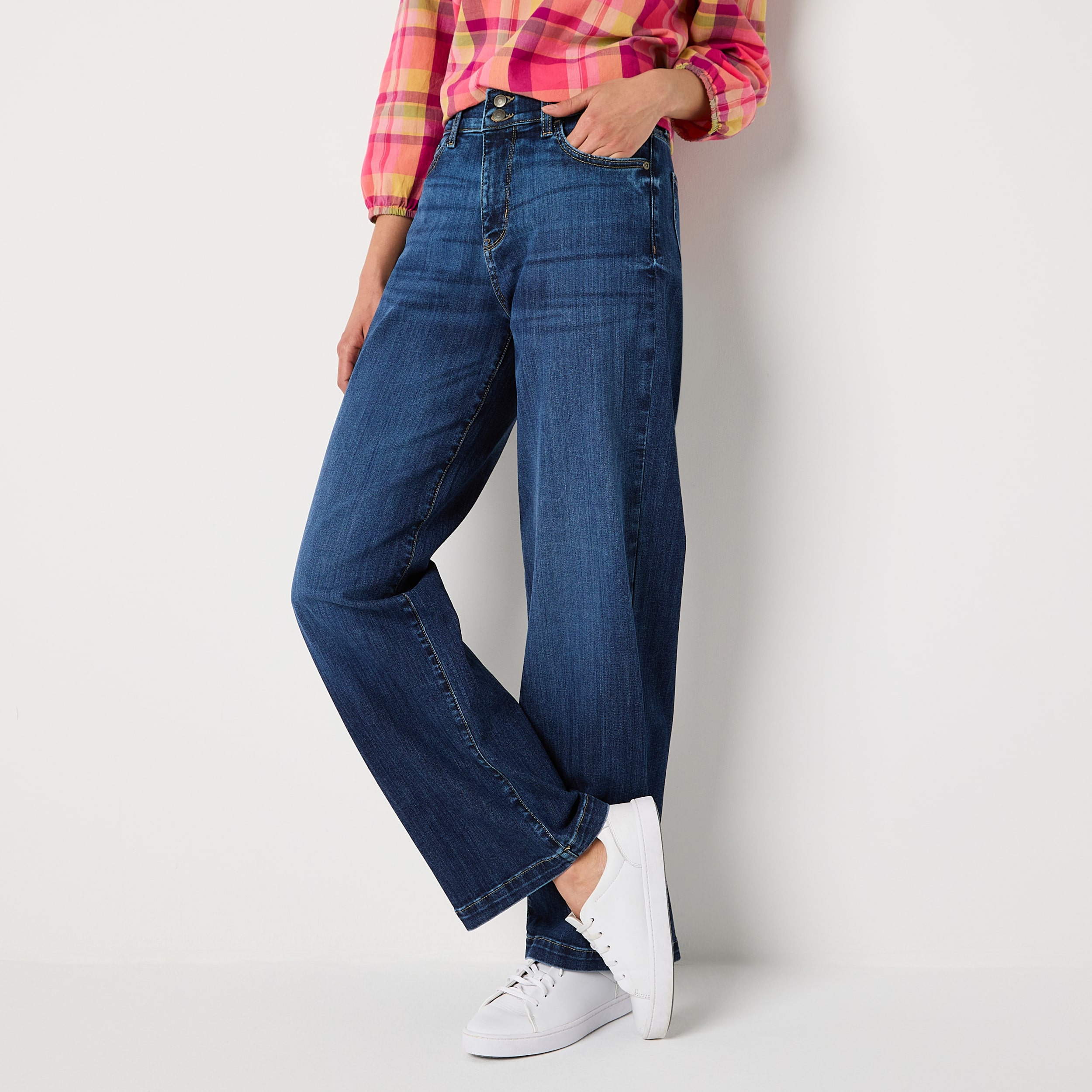St. John's Bay Womens Tall High Rise Wide Leg Jean