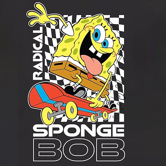Little & Big Kid Boys Crew Neck Short Sleeve Regular Fit Spongebob Graphic T-Shirt