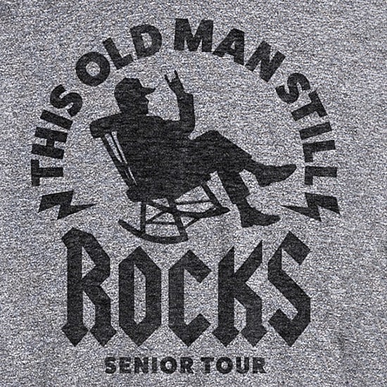 Mens Short Sleeve Old Man Graphic T-Shirt