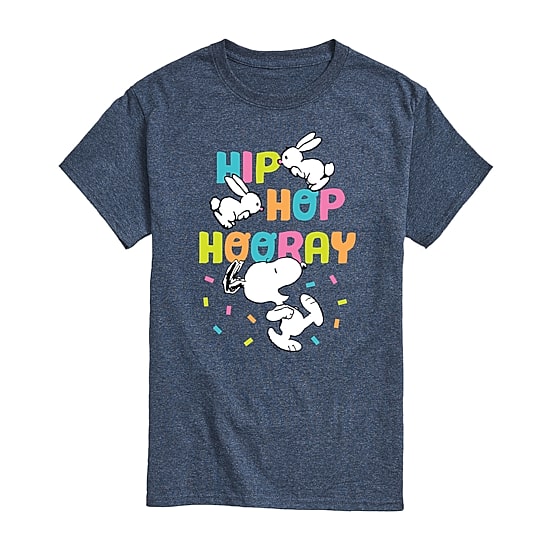 Mens Short Sleeve Peanuts Easter Graphic T-Shirt